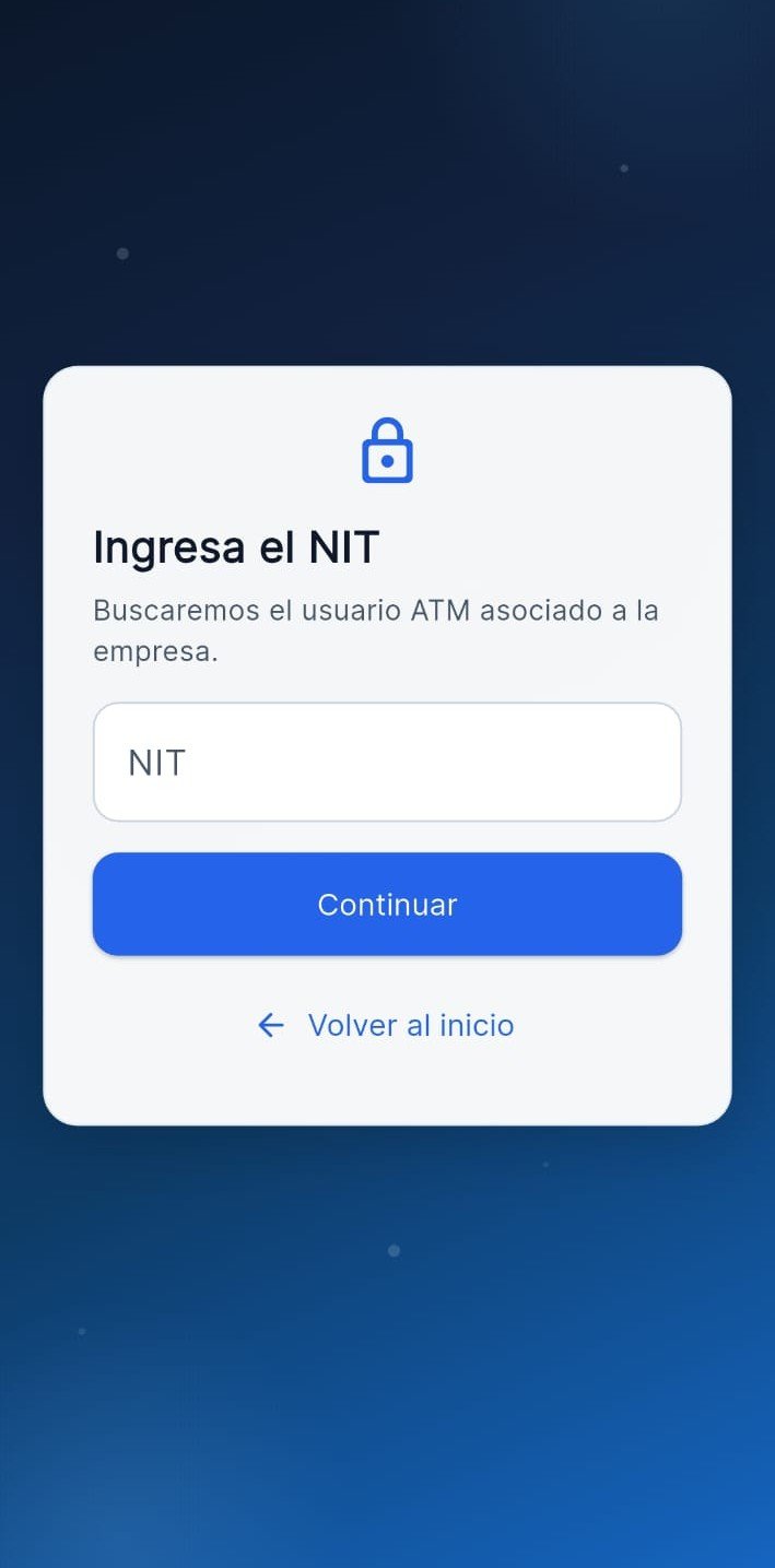 Pantalla aplicacion movil POS