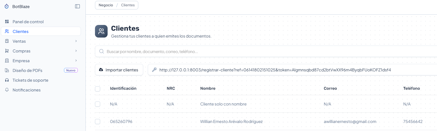 Clientes