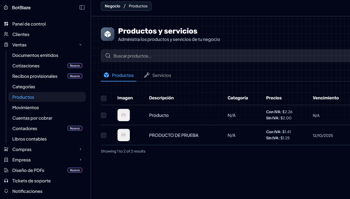 Documentos recibidos